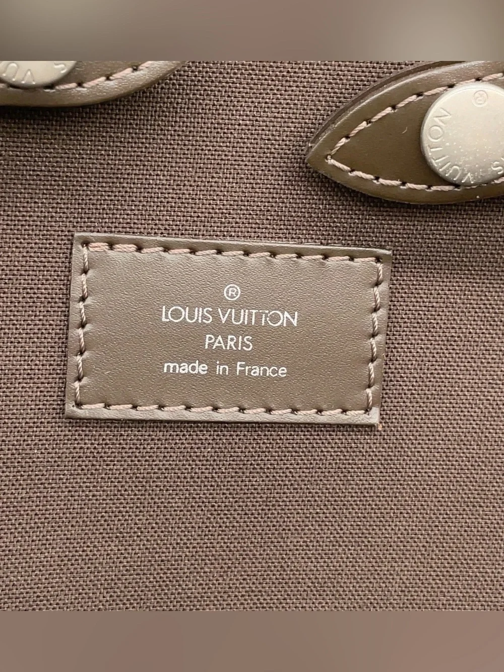 Louis Vuitton Brown Textured Roll-Top Carry-On Pegasus 55 TAIGA BROWN ZIP TRAVEL